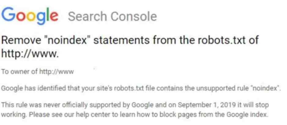 google-search-console-robot.txt-noindex-remove